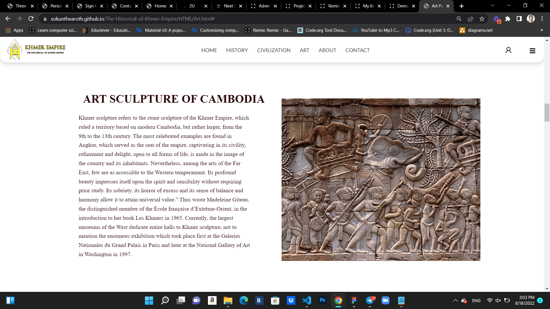 Historical of Khmer Empire